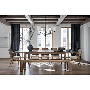 Crate and barrel wood dining table new arrivals