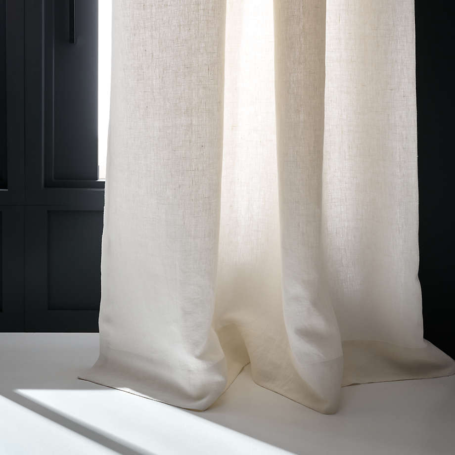 Lindstrom Organic Cotton Woolen Ivory Curtain Panel 52