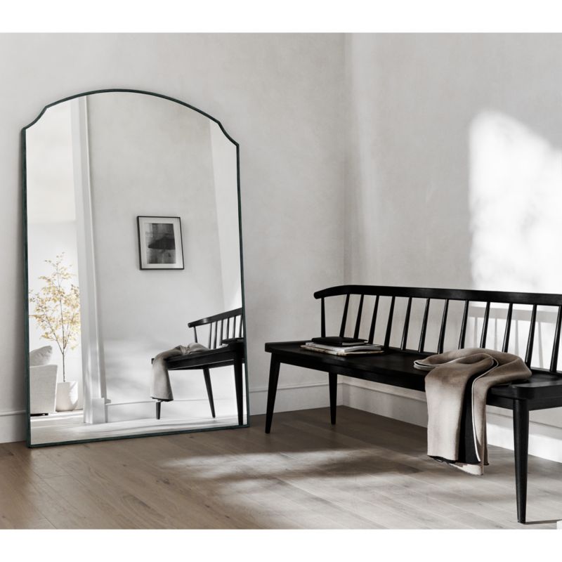 Pali Black Wood Dining Bench - image 8 of 10