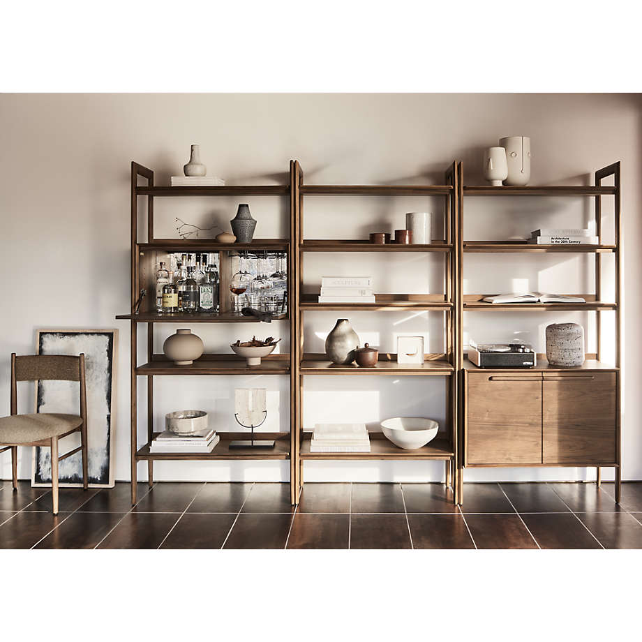 Crate and barrel tate bookcase sale