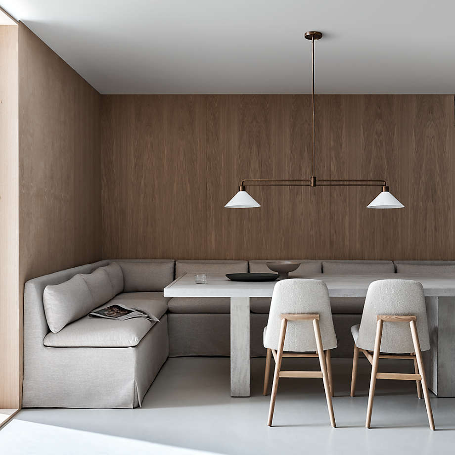 Crate and barrel banquette clearance