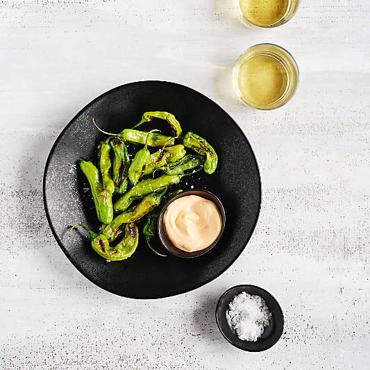 Marin Matte Black Dinner Plate