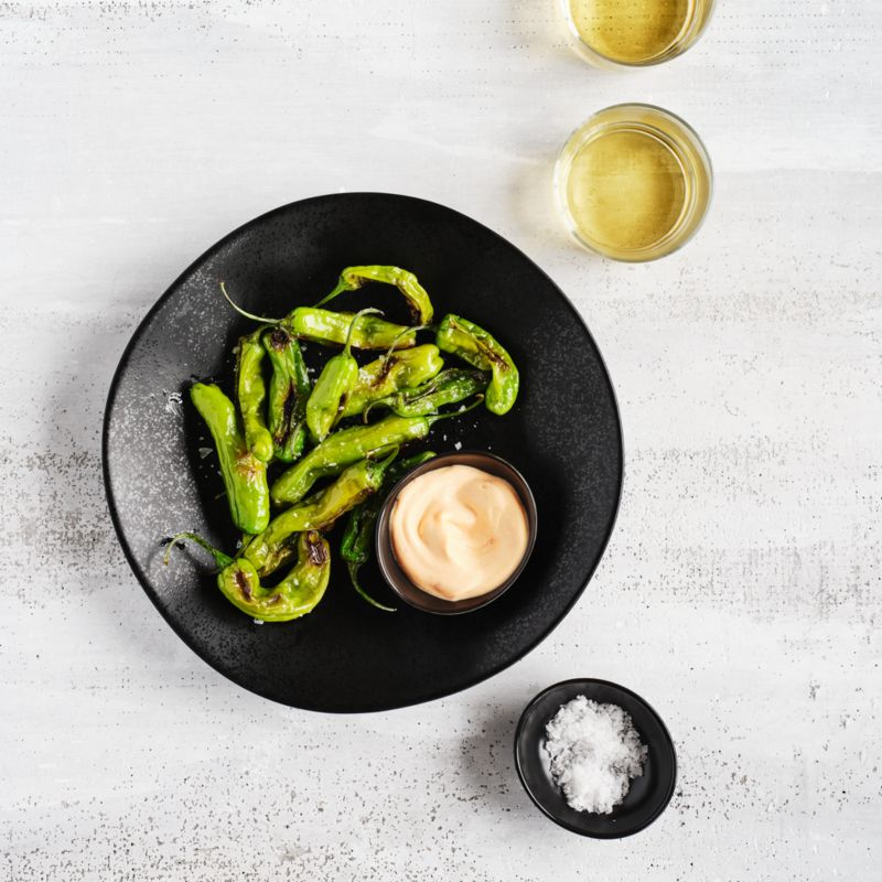 Marin Matte Black Dinner Plate
