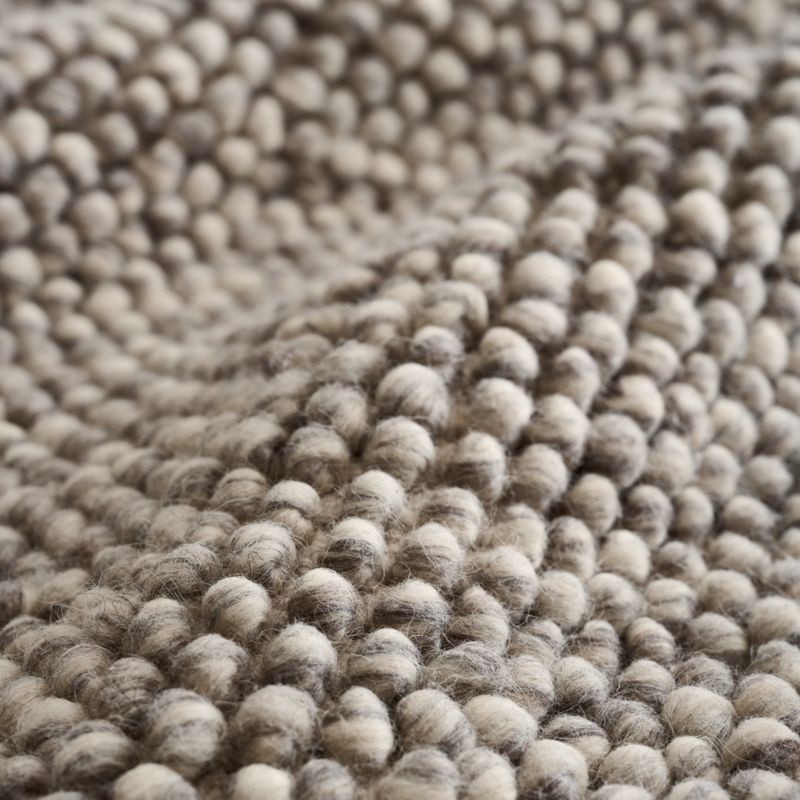 Orly Wool Blend Textured Cream and Grey Rug Swatch 12"x18" - image 6 of 7