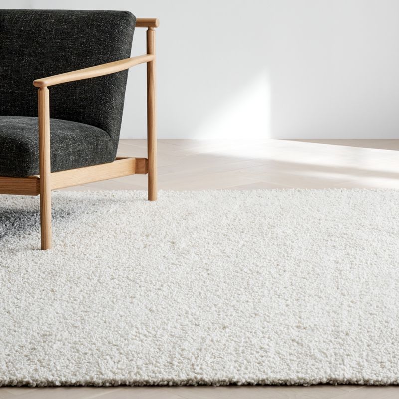 Lille Performance Solid Bouclé Ivory Area Rug 9'x12' - image 3 of 7