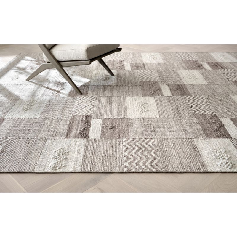 Avignon Wool Flatweave Taupe Area Rug 10'x14' - image 5 of 7