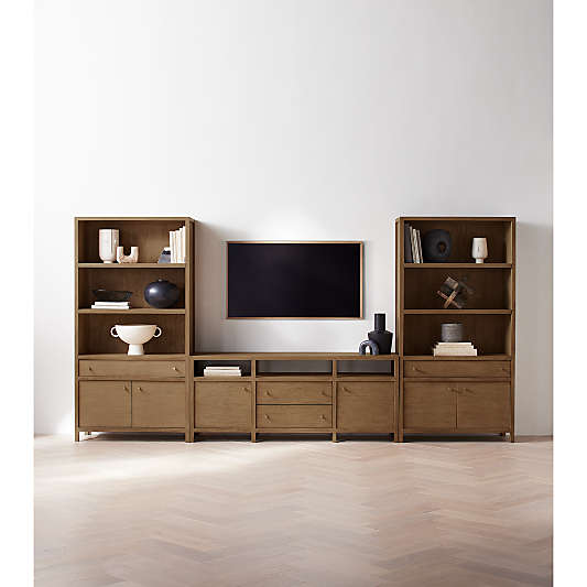 Keane Driftwood Storage Media Console (72"-86")
