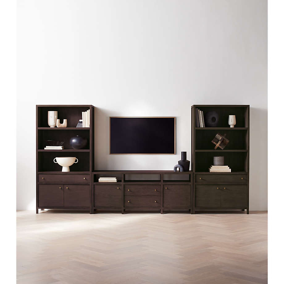 Crate and barrel media stand sale