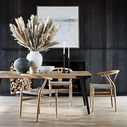 Crate and barrel crescent chair clearance