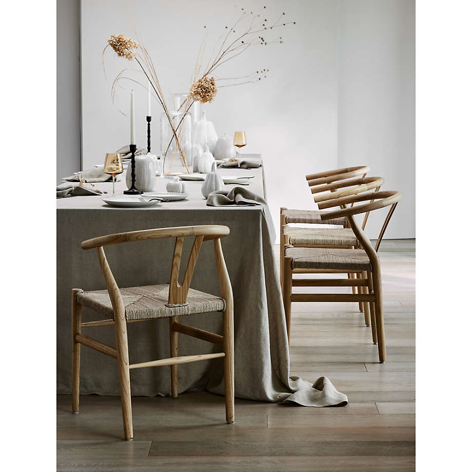 Crate and shop barrel crescent chair