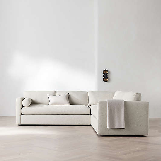 Aris 3-Piece L-Shaped Bench Sectional Sofa