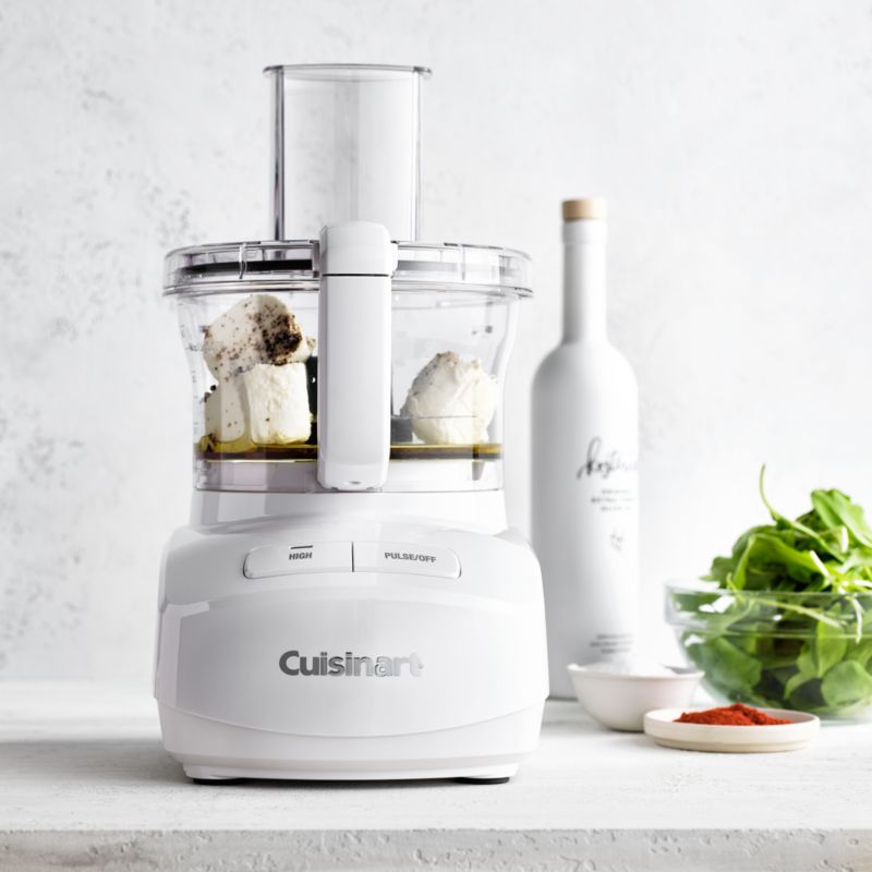 Cuisinart White 7-Cup Food Processor + Reviews | Crate & Barrel