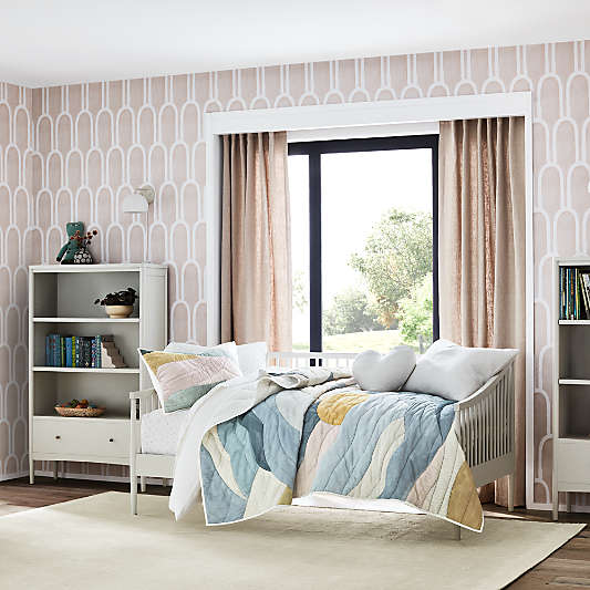 Hampshire Cozy Grey Spindle Wood Kids Daybed