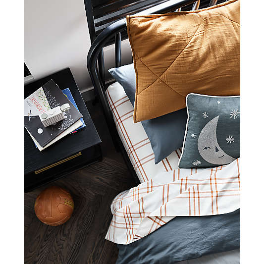 Stax Brown 100% Organic Cotton Kids Queen Sheet Set