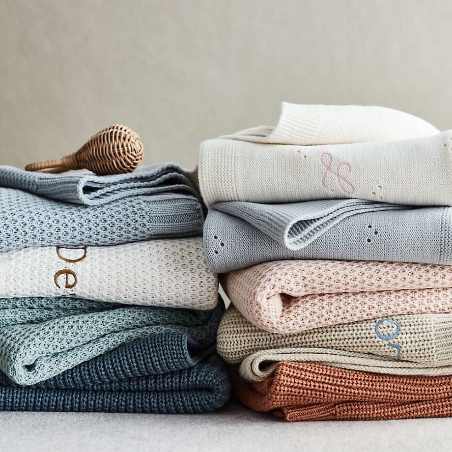 Crate and barrel baby blanket deals