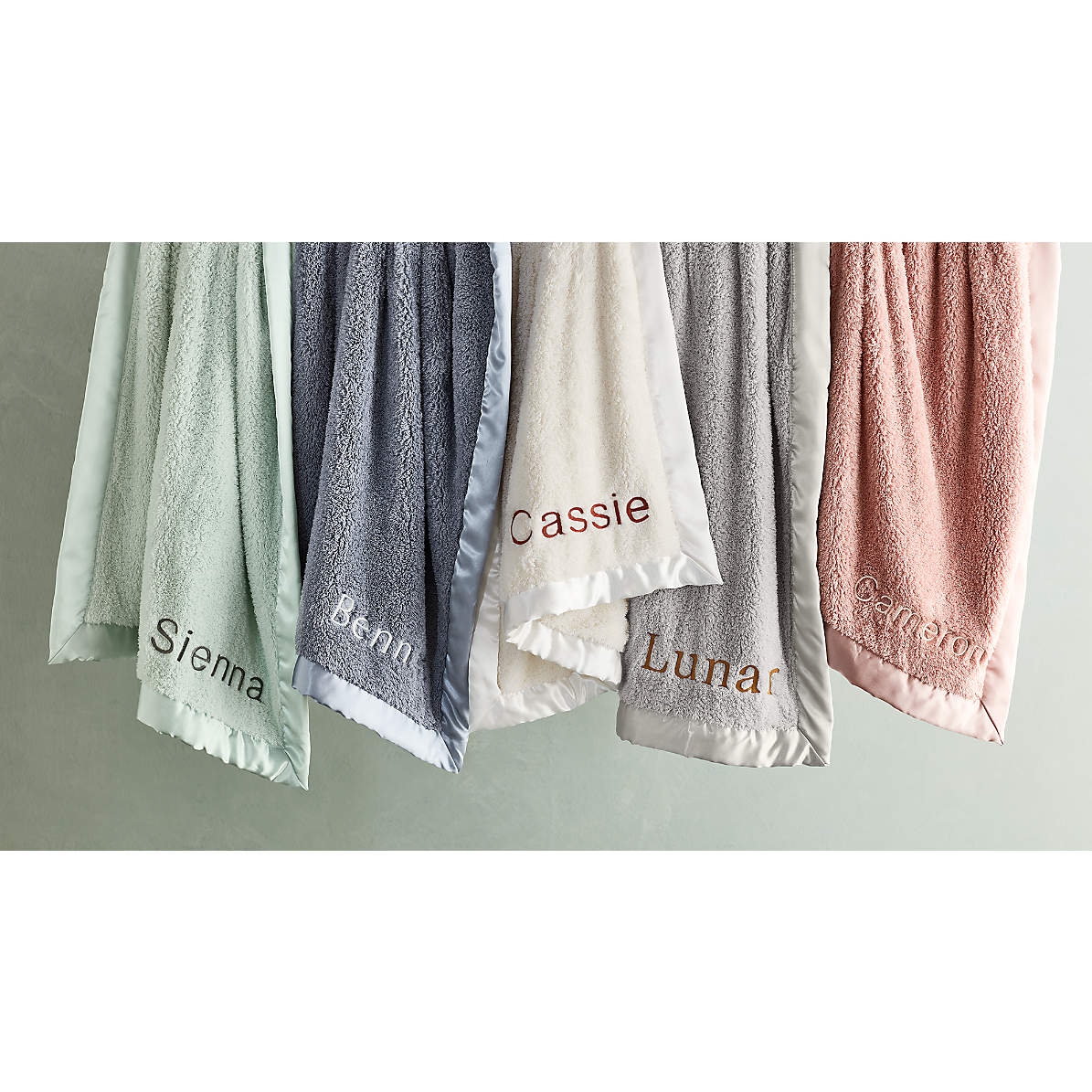 Pottery barn monogram hotsell blanket