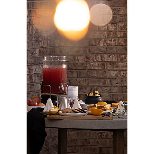 1.5-Gallon Cold Drink Dispenser with Silver Stand