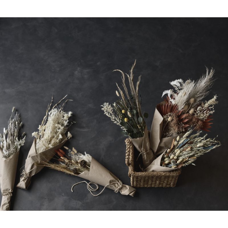 Bleached Yarrow and Gypso Dried Bouquet