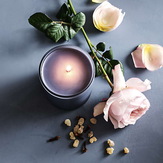 Monochrome No. 6 Dusk Scented Candles and Reed Diffuser - Clove, Frankincense and Rose