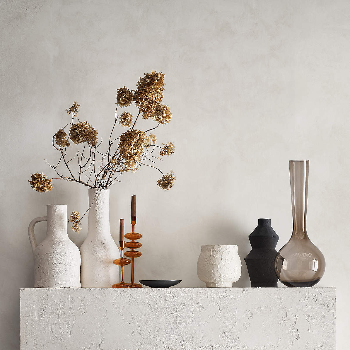Textured Ceramic Vase White - … curated on LTK