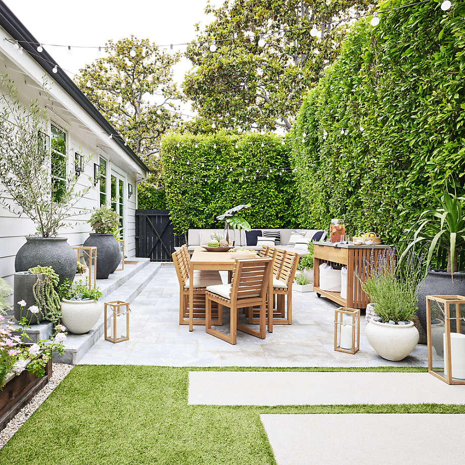 Extendable outdoor dining table set cheap