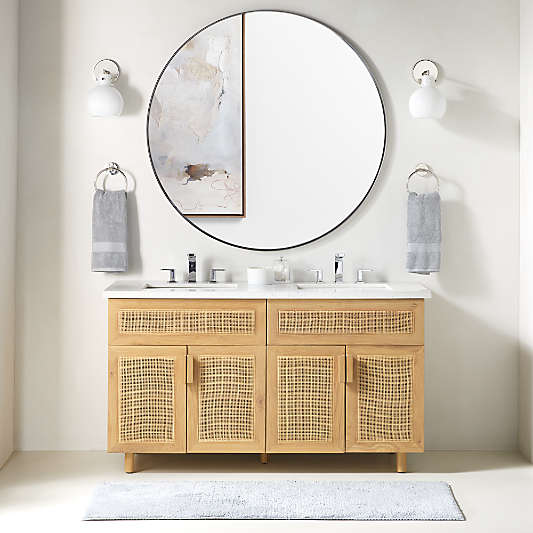 Dakota Chrome Sconce Light with Small Milk White Glass Globe