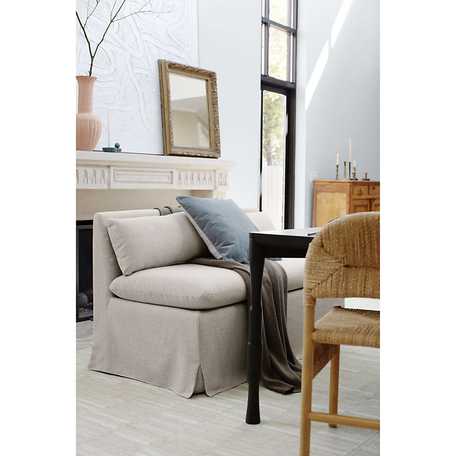 Belmar Slipcovered Dining Banquette Bench Crate Barrel