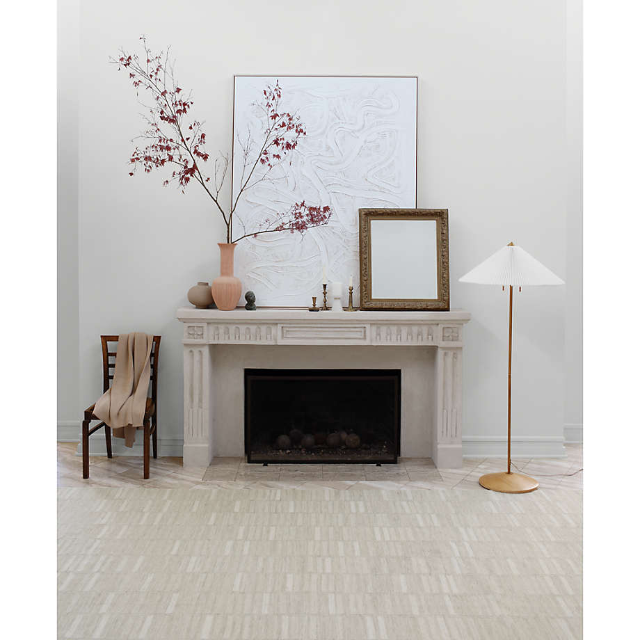 Flores floor lamp shop with fluted shade