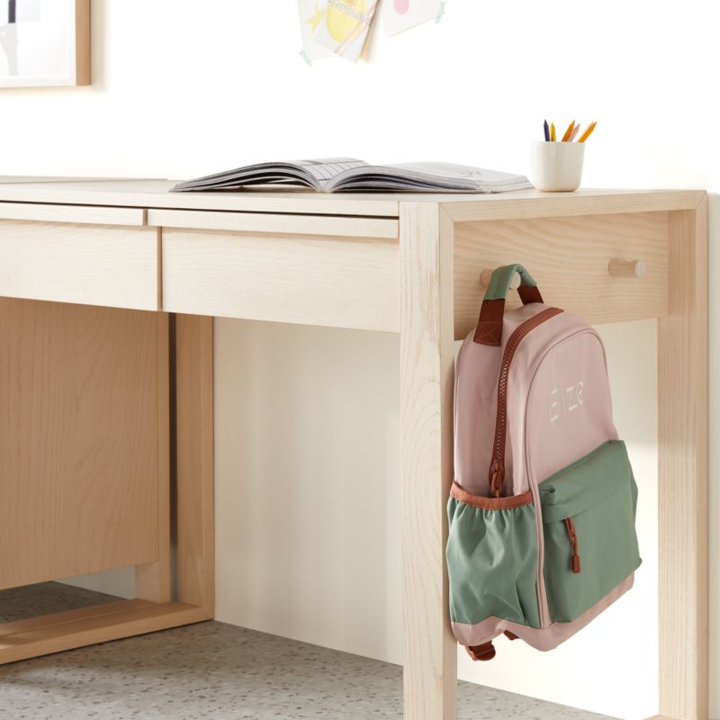 Gemini Kids Light Ash Wood Desk