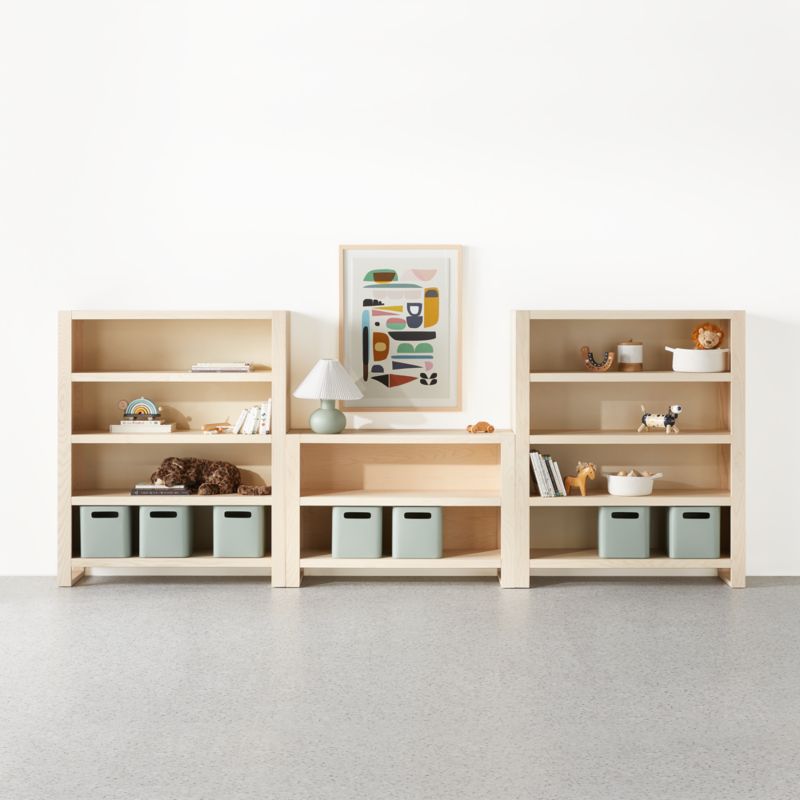 Gemini Light Ash Wood Kids Bookcase