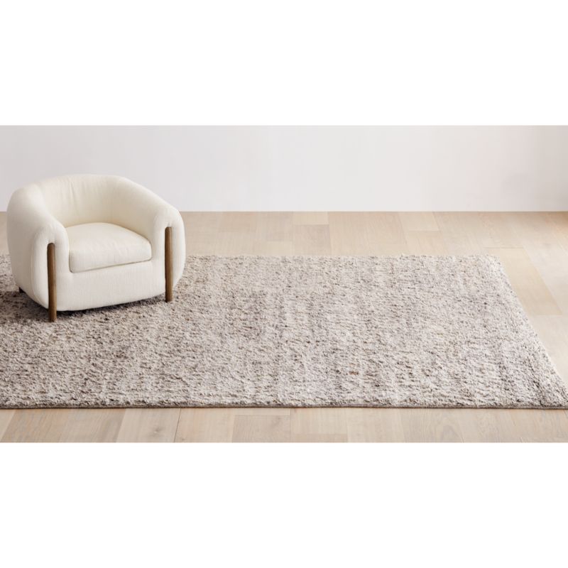 Juneau Wool Grey Area Rug 6'x9' - image 3 of 6