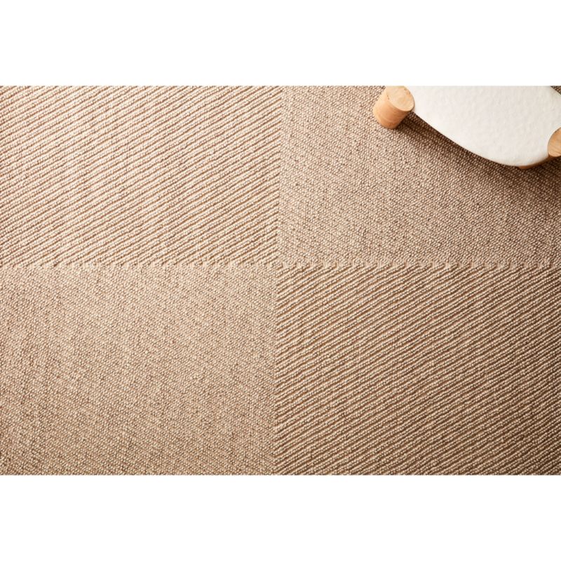 Montreal Wool Hand-Tufted Sand Brown Area Rug 6'x9