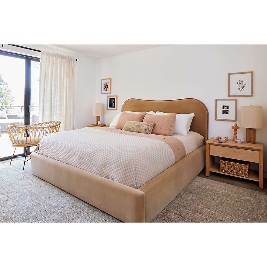 Jake upholstered bed sale