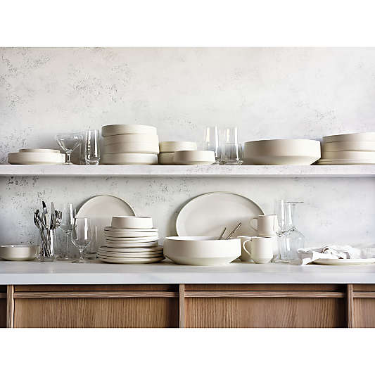 Tour White Porcelain Serving Bowl