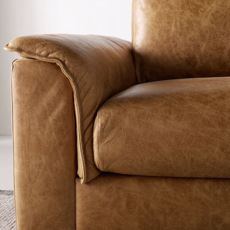 Wythe 78" Leather Apartment Sofa