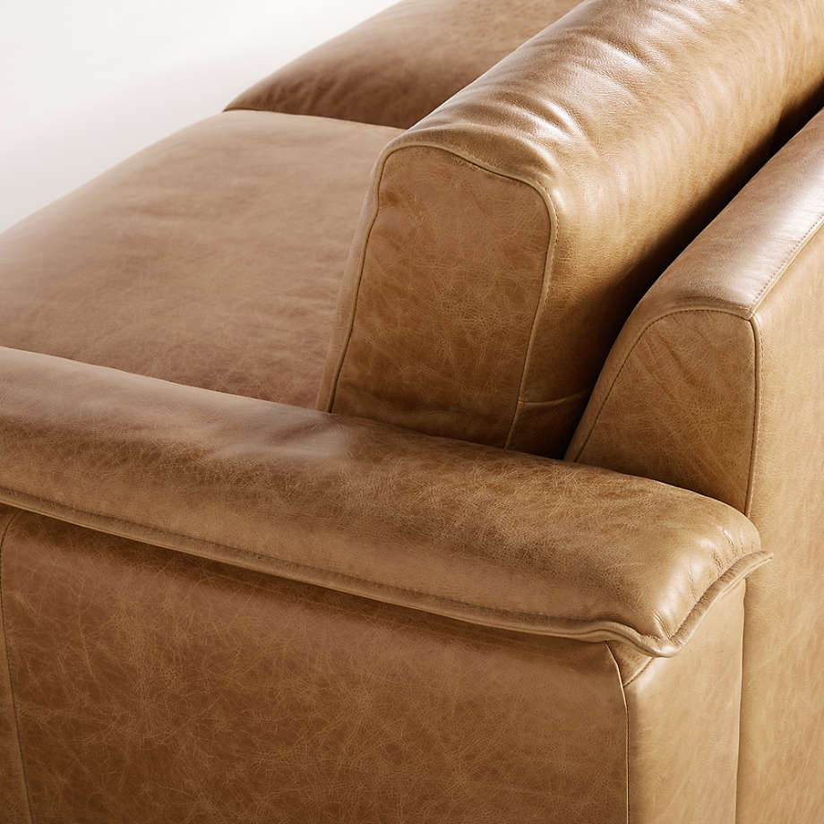 Leather apartment sale sectional