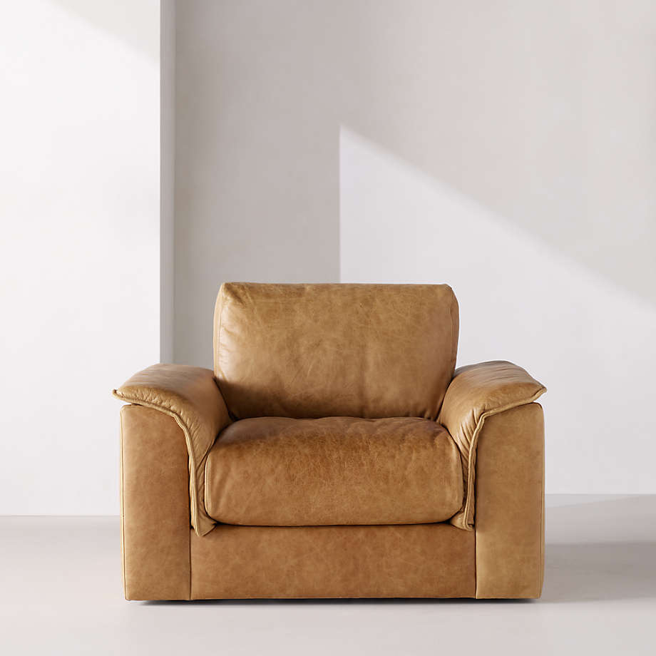 Tan shop oversized chair