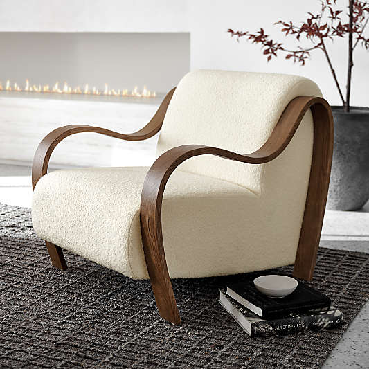 Bisou Wood Accent Chair