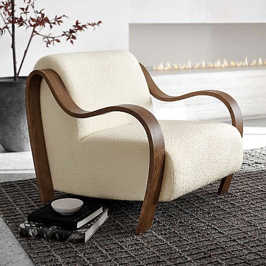 Bisou Wood Accent Chair