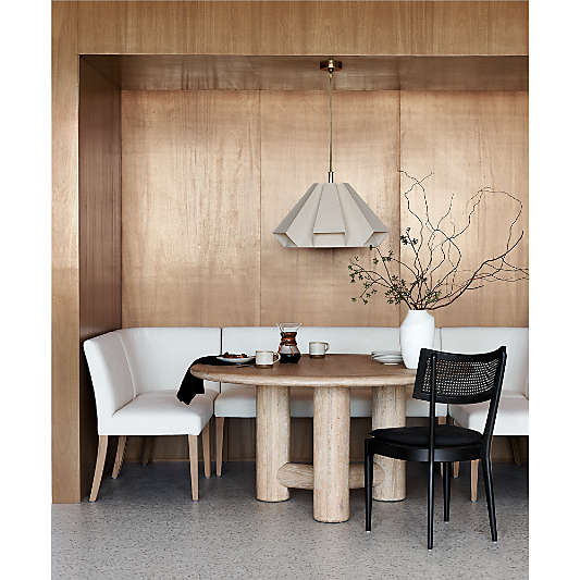 Libby Black Wood and Black Cane Dining Chairs