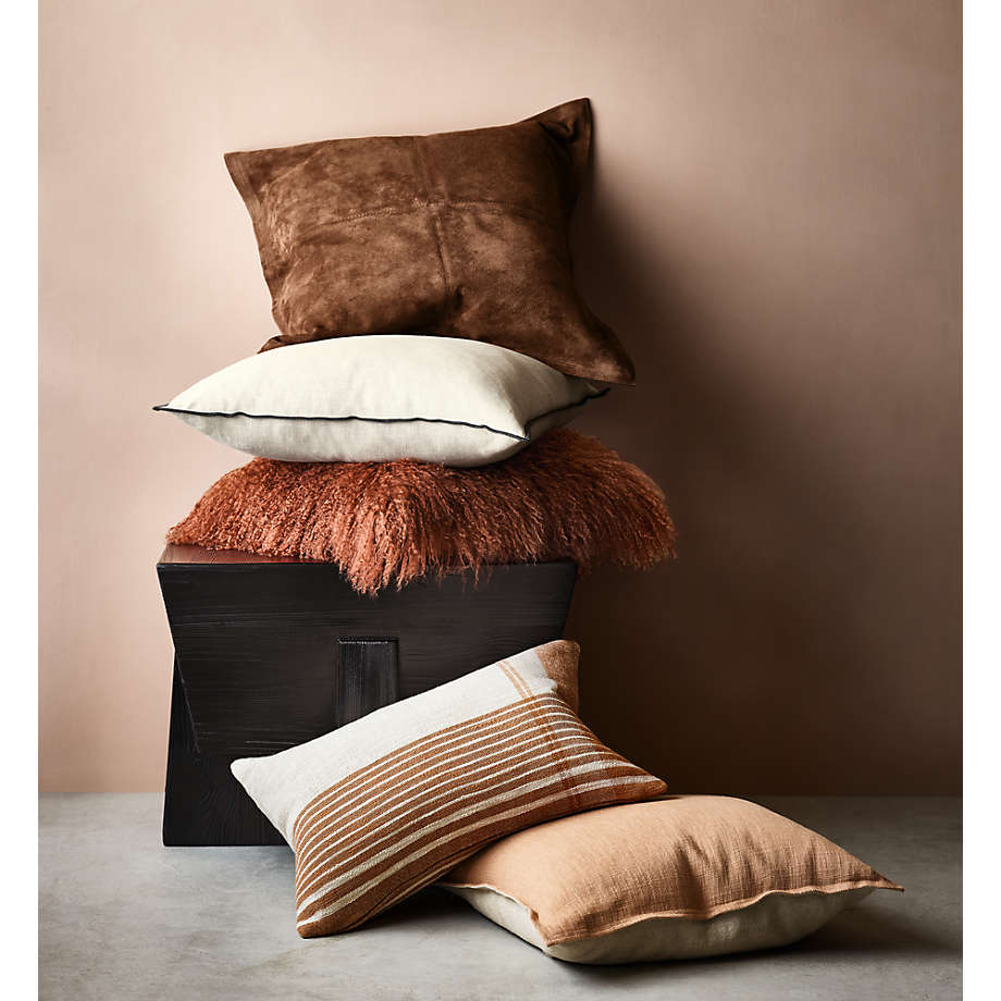 Organic Relaxed Linen Lumbar Pillow Cover