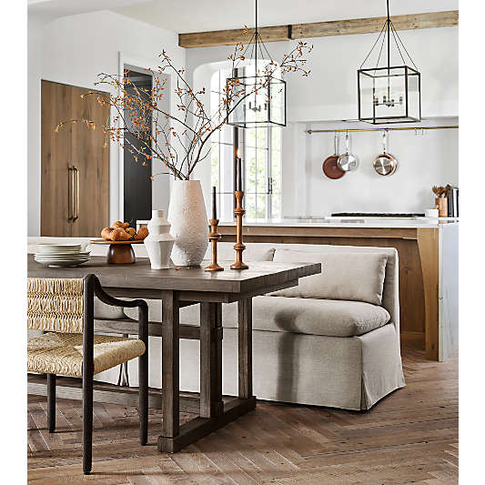 Nolan Square Black Glass Pendant Light