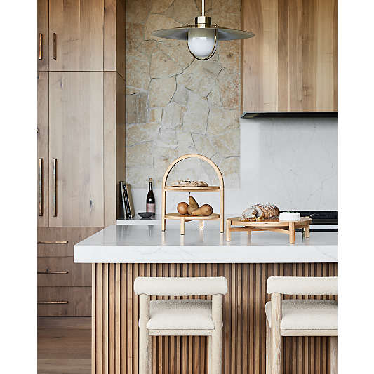 Penny Large Burnished Brass Pendant Light