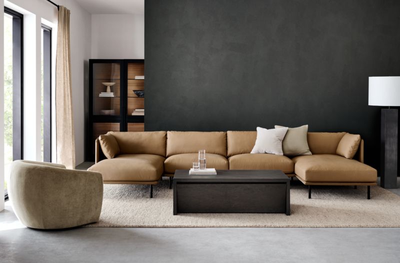 Wells Renew Vegan Leather Sofa 84" - image 2 of 10