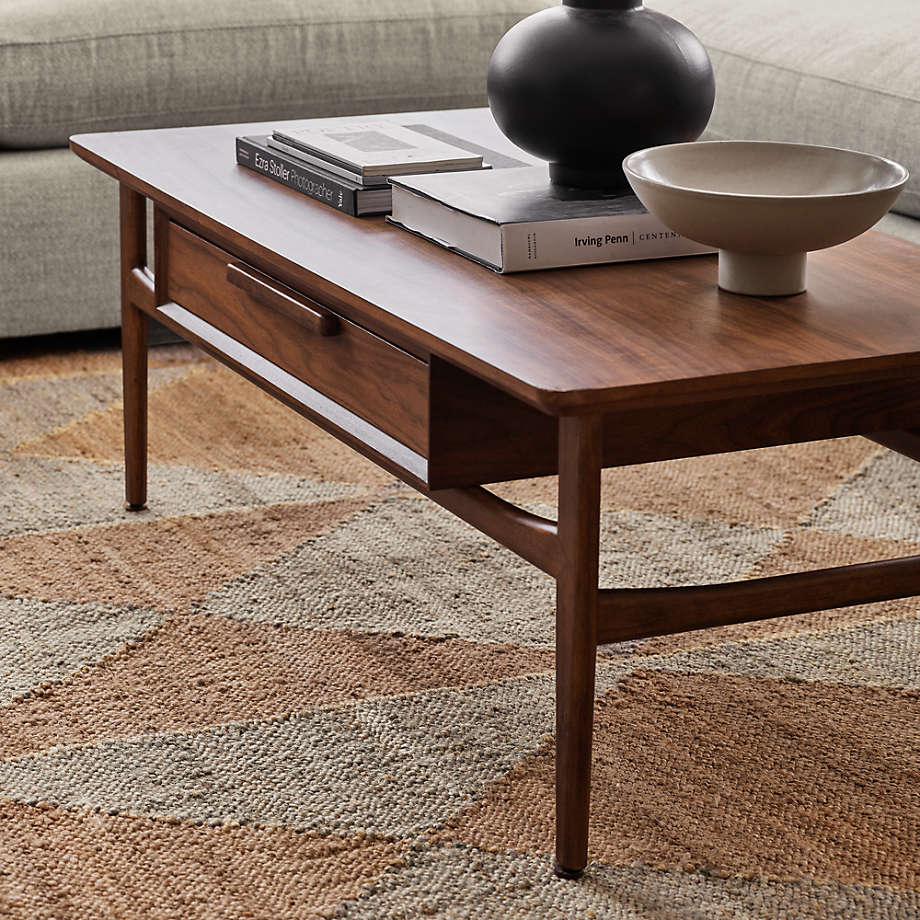 Crate and barrel coffee discount table with storage