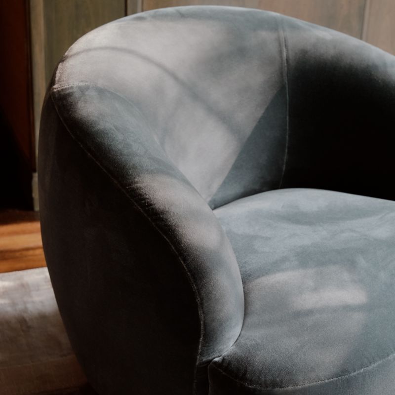 Le Marché Blue Accent Chair by Athena Calderone - image 2 of 7