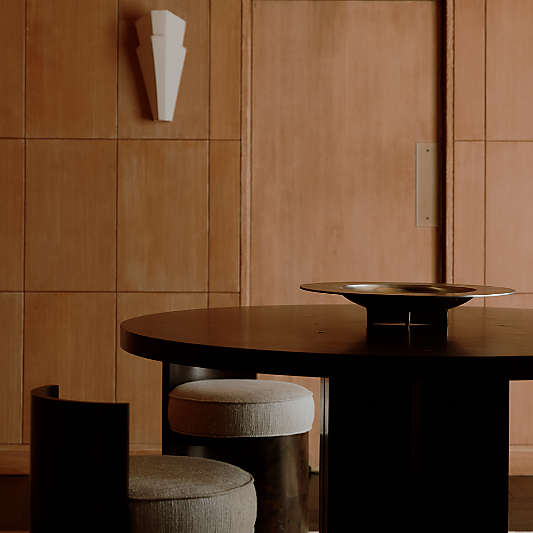 Memoria Linen Fabric Wall Sconce Light by Athena Calderone