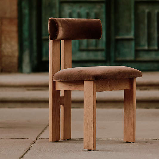 Ceremonie Dresden Brown Dining Chair by Athena Calderone