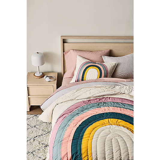 Asha Organic Cotton Rainbow Kids Pillow Sham