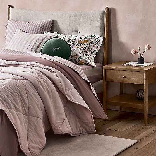 Hampshire Natural Upholstered Kids Full Bed